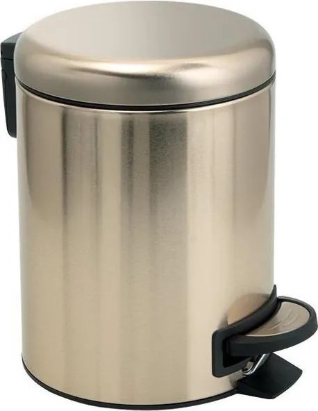 Gedy - кошче за отпадъци POTTY 3 л с механизъм за тихо затваряне, матово злато