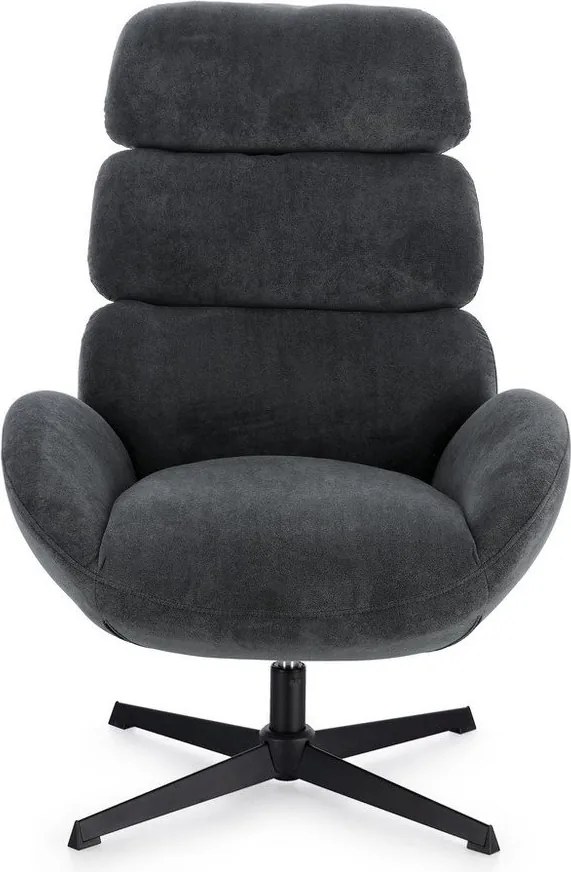 Черно въртящо се кресло Violante – Bizzotto