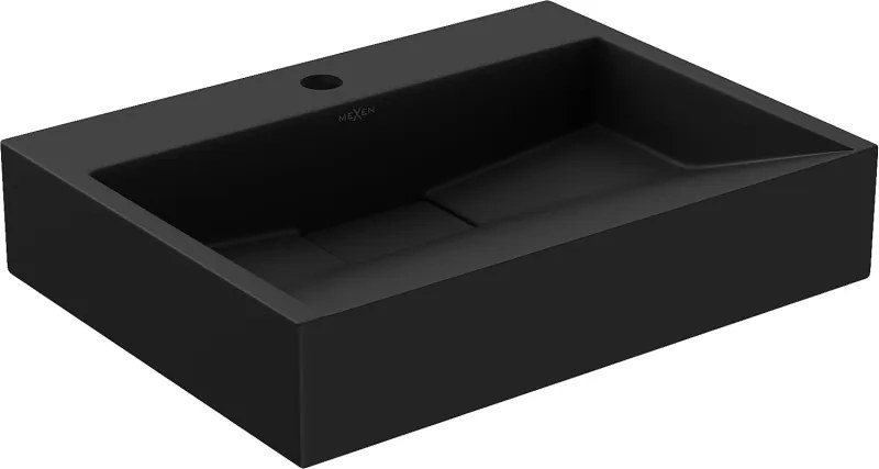 Mexen Ava мивка за плот от конгломерат 1/O 50 x 38 см, черна - 23015071