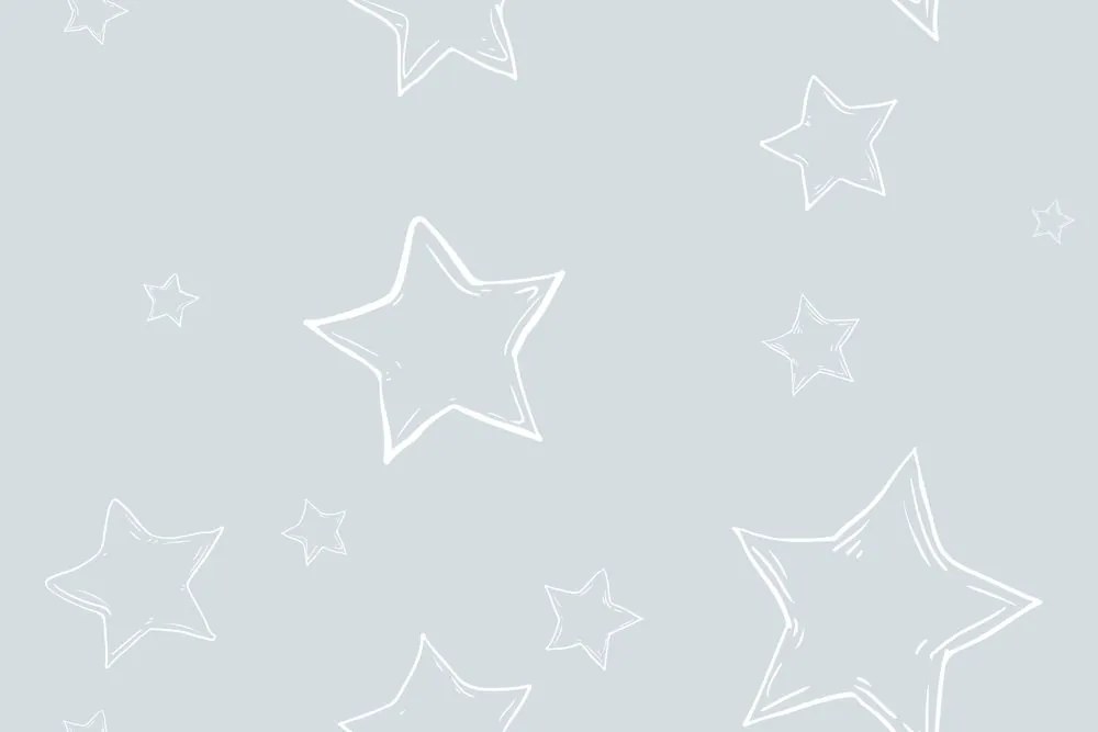 Самозалепващ тапет – Сиви космически звездички