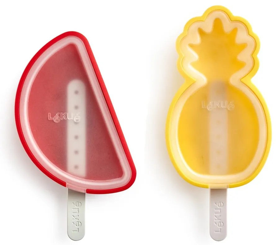 Силиконови форми за сладолед в комплект от 4 бр. – Lékué