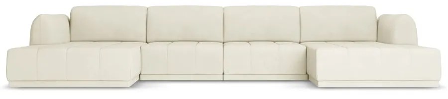 Бял ъглов диван Hoku – Makamii