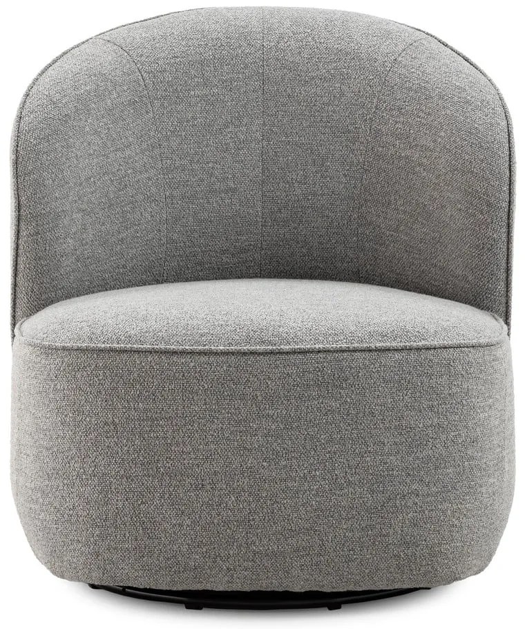 Светлосиво въртящо се кресло Edna – MOME