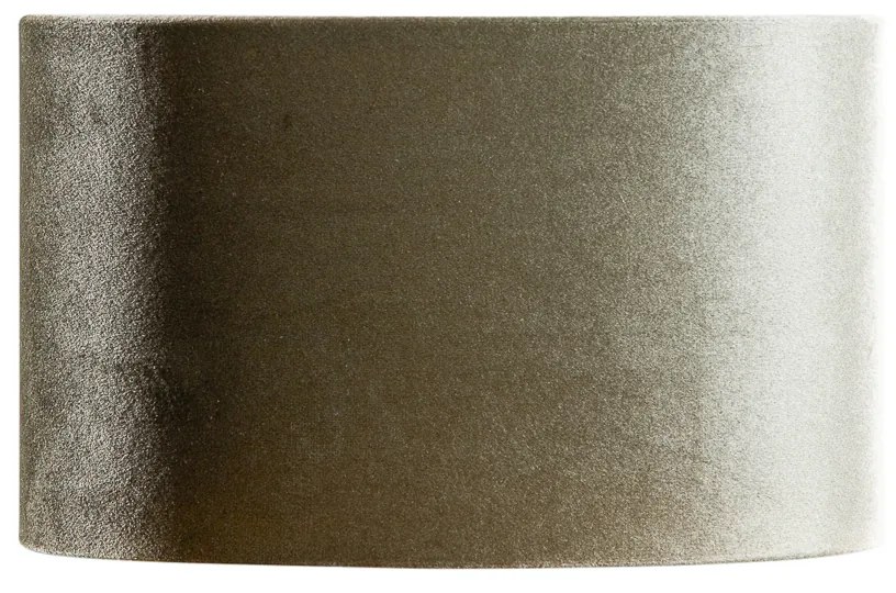 Кадифена абажура зелена със златно вътрешно покритие овална 25/16/15