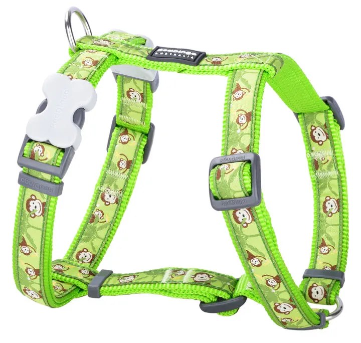 Каишка за Куче Red Dingo STYLE MONKEY LIME GREEN 36-54 cm 30-48 cm