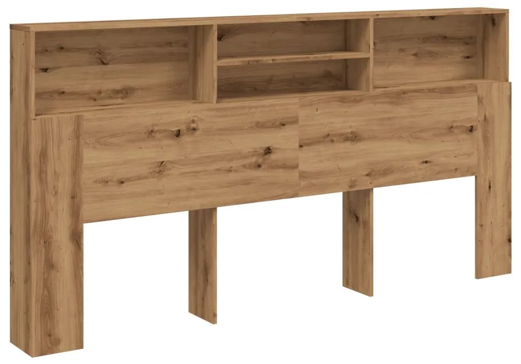 856875 vidaXL Табла за легло тип шкаф 200x19x103,5 см инженерна дървесина