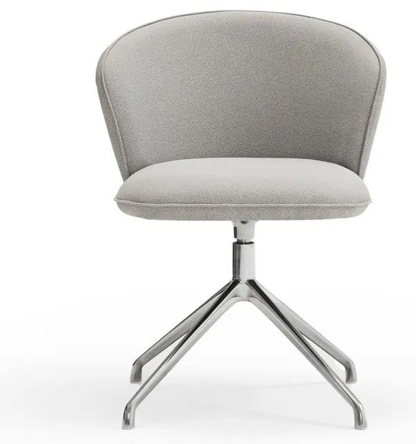 Светлосиви тапицирани трапезни столове в комплект 2 бр. Add – Teulat