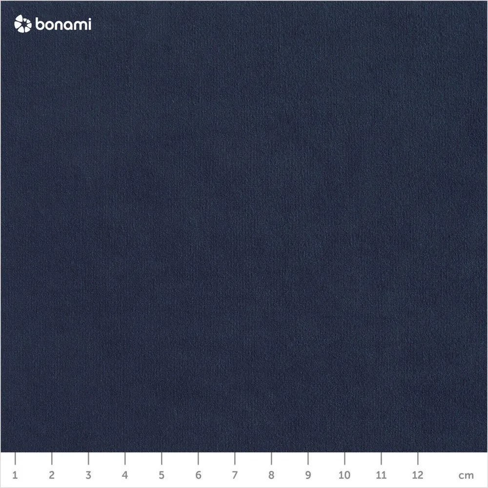 Тъмносин кадифен U-образен ъглов диван (десен ъгъл) Sweet Harmony - Miuform