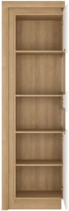 Висока витрина Lynx 1D-Aristera-Fusiko-Leuko