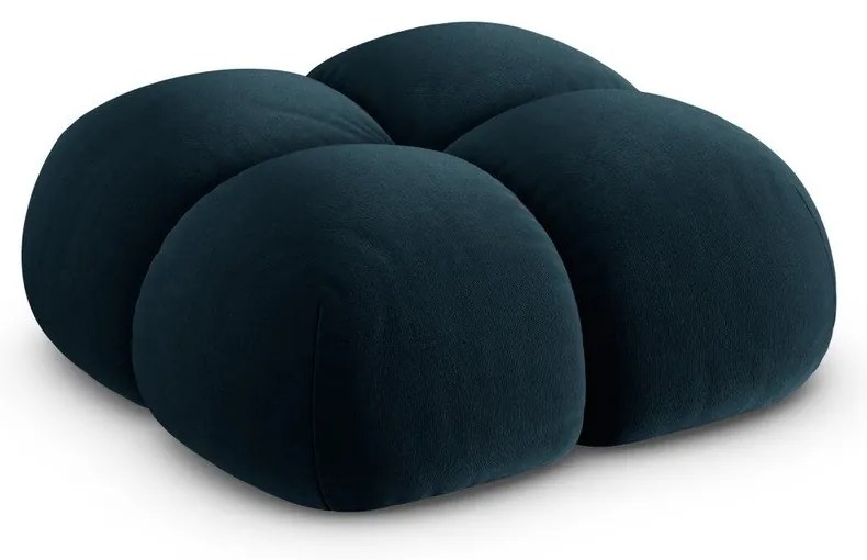 Тъмносиня кадифена табуретка Loretto – Cosmopolitan Design