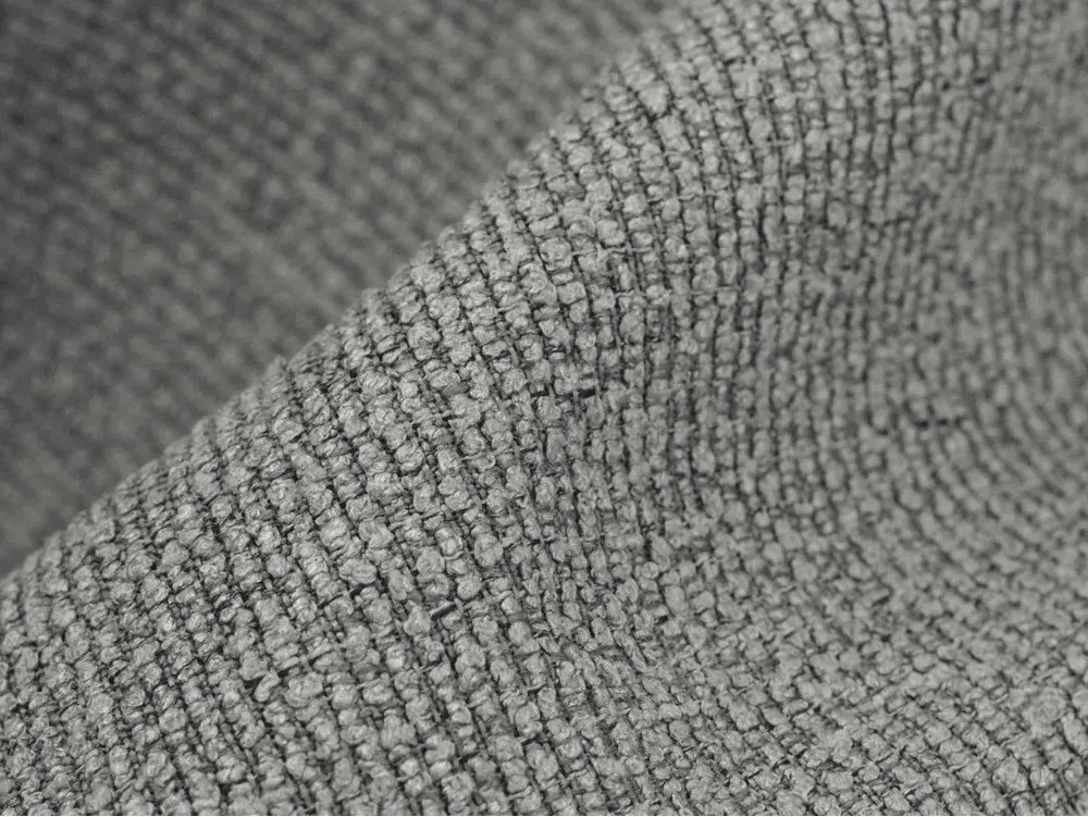 Сива табуретка от прежда с примки от букле Aloha – Makamii