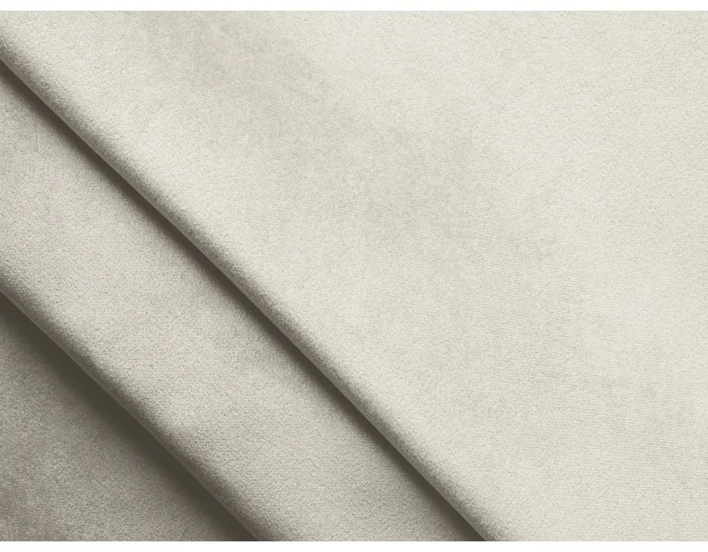 Бяла кадифена модулна табуретка Lokua – Makamii