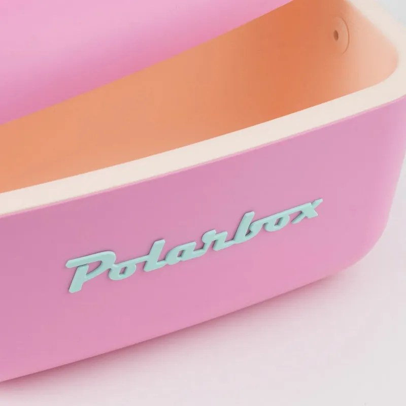 Хладилна чанта Polarbox Pop, 20 литра, AIRPOP полистирол, 5-15C до 24 часа, Розов/Зелен