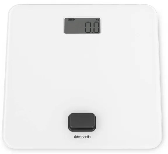 Кантар Brabantia ReNew 1004189, Работа без батерии, До 150 кг, LCD дисплей, Бял