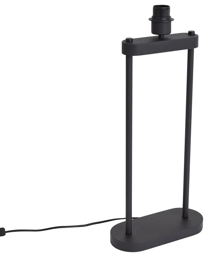 Модерна настолна лампа черна - Thijmen