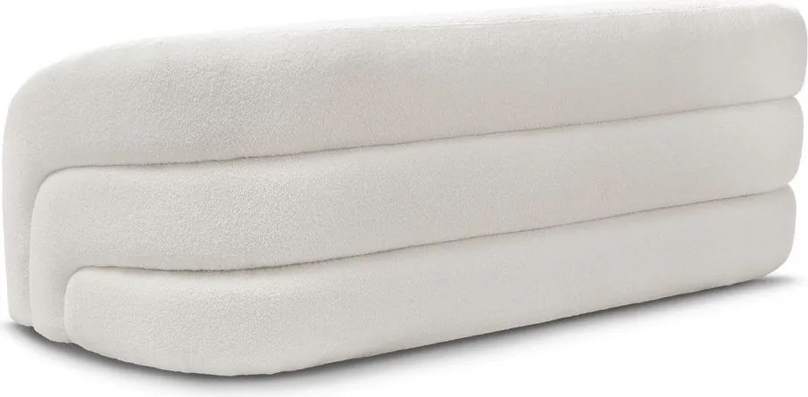 Бял диван от прежда с примки от букле 193 cm Elina – Bobochic Paris