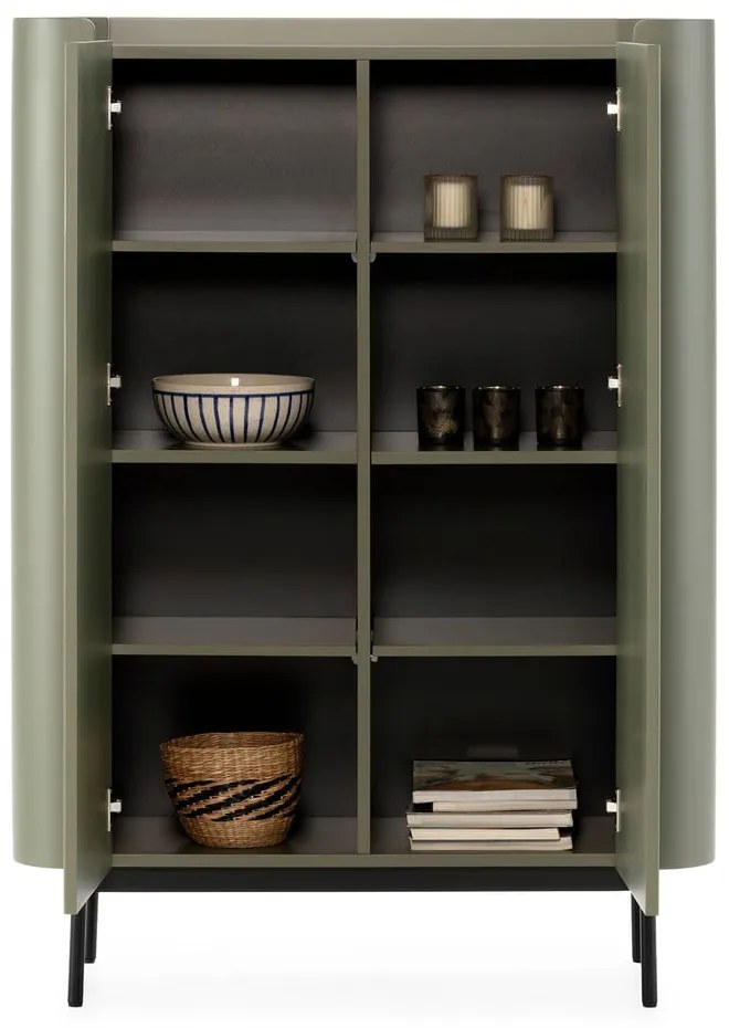 Зелено шкафче 100x140x40 cm Willa – MOME