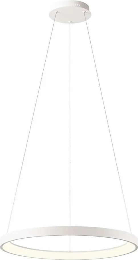 Redo 01-2672 - LED димируем полилей на кабел ICONIC LED/50W/230V Ø 58 cm, бял