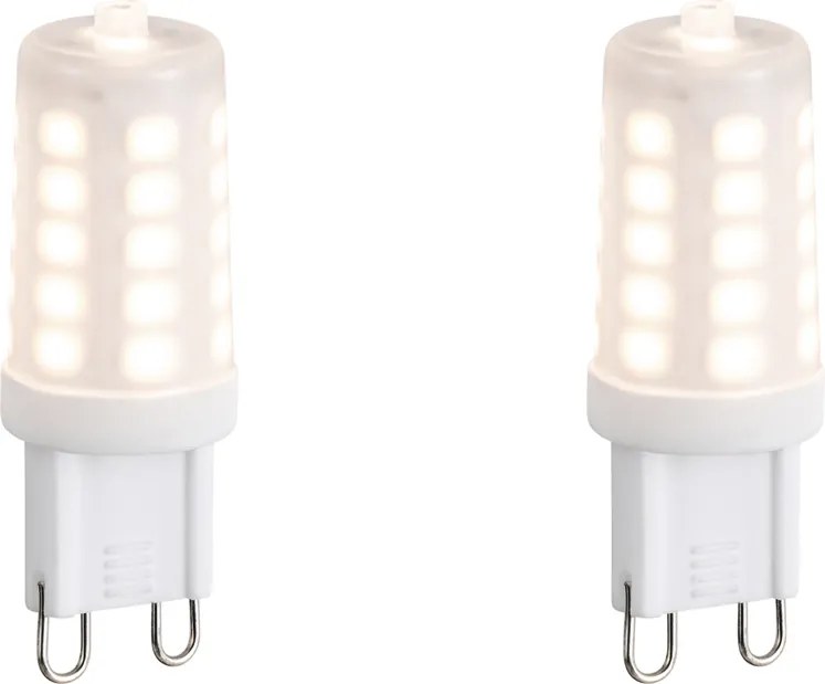 Комплект от 2 димируеми LED крушки G9 Опал 3W 250lm 2700K