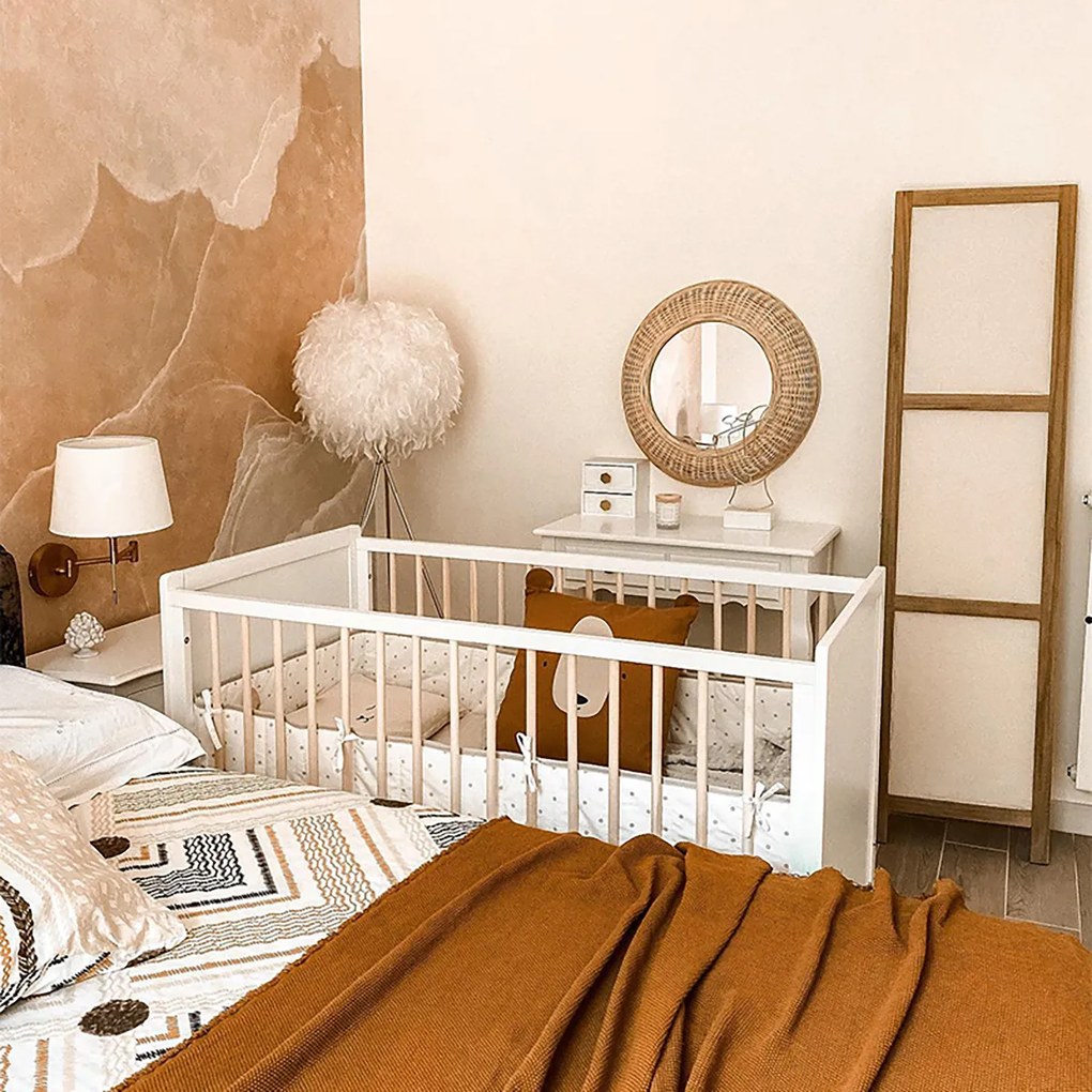 Интелигентна романтична подова лампа бяла с WiFi A60 - Feather