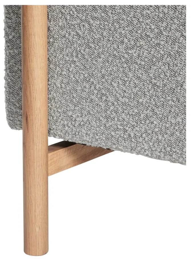 Сив диван 257 cm Moment - Hübsch