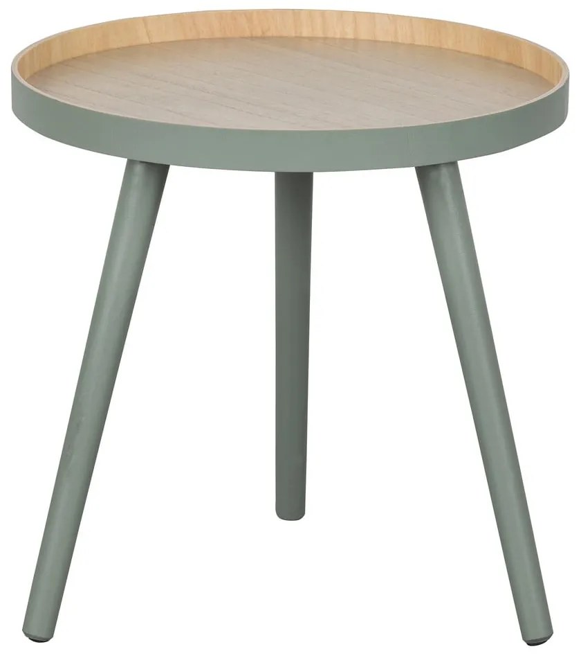 Странична зелена масичка WOOOD Sasha