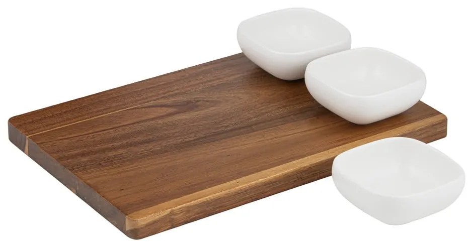 Бял порцеланов комплект от за сервиране 6 бр. Essentials – Ladelle