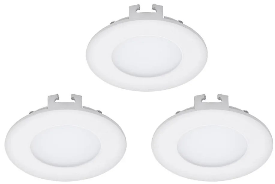 Eglo 94732 - Комплект от 3 вградени LED осветителни тела FUEVA 1 1xLED/2,7W/230V