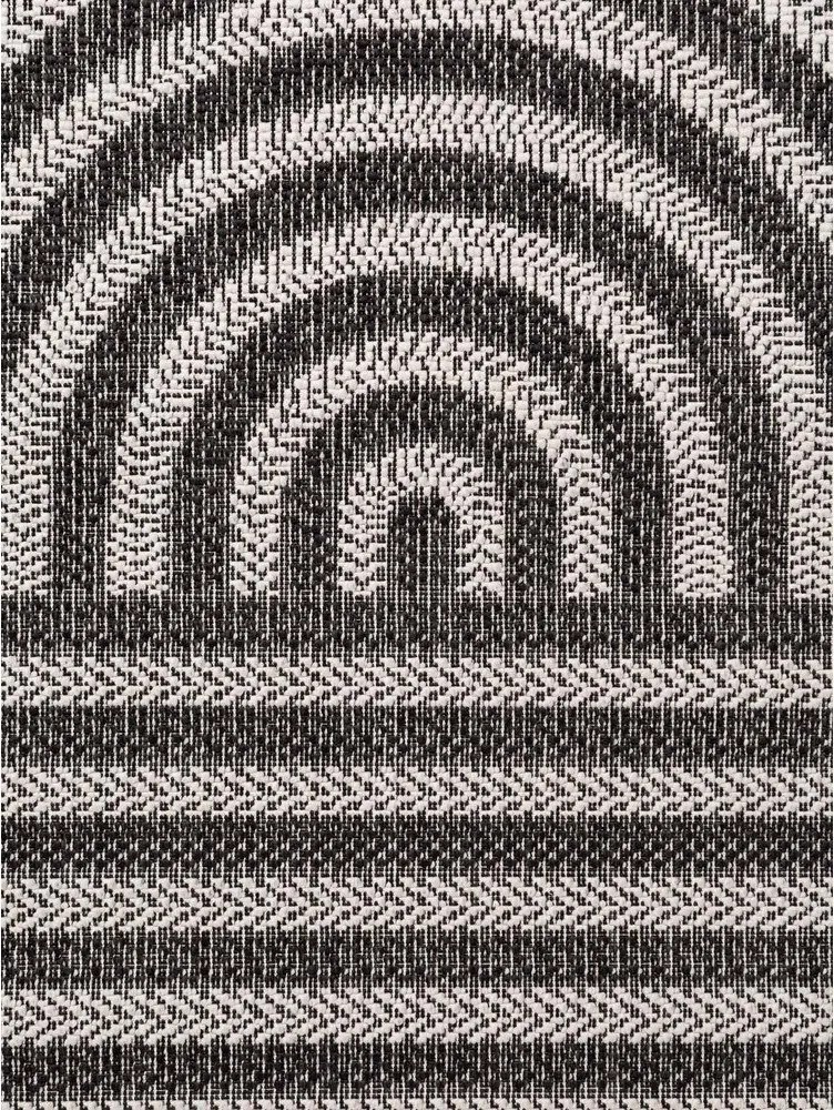 Черен/кремав килим за открито и закрито 160x230 cm Haringey Woodfield – Ted Baker