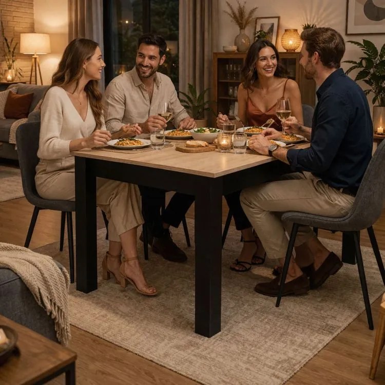 Кухня и маса за хранене 120 x 80 cm за 4 души