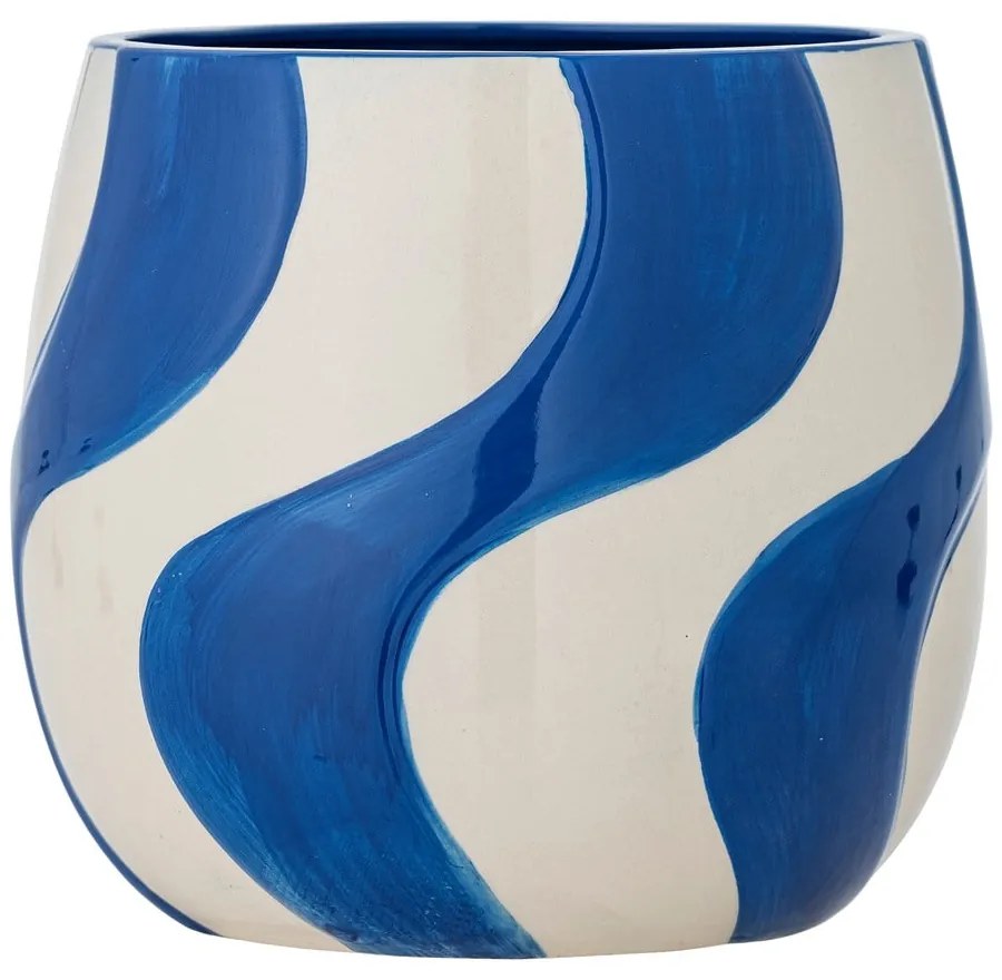 Глинено ръчно рисувано покритие за кашпа ø 20,5 cm Romy – Bloomingville