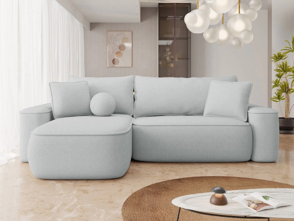 Ъглов диван Sandby-Сиво
