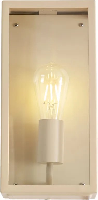 Класически външен стенен фенер бежов IP44 - Rotterdam