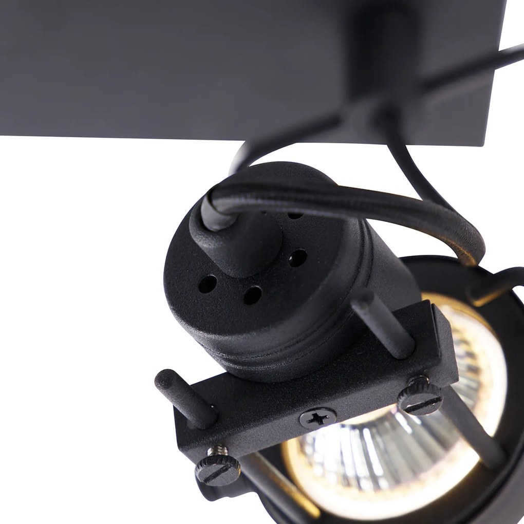 Интелигентен прожектор черен с 2 Wifi GU10 - Suplux