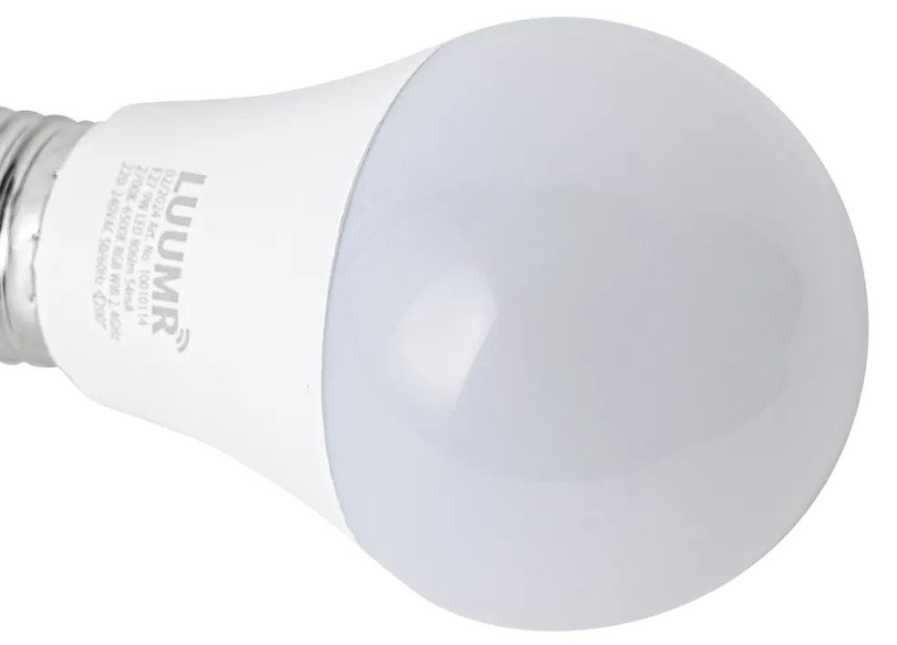 Комплект от 5 Интелигентни LED крушки E27 A60 матирани RGBW 9W 806lm 2700-6500K