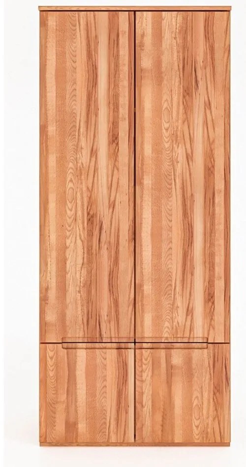 Гардероб от букова дървесина 90x206 cm Vento 2 - The Beds