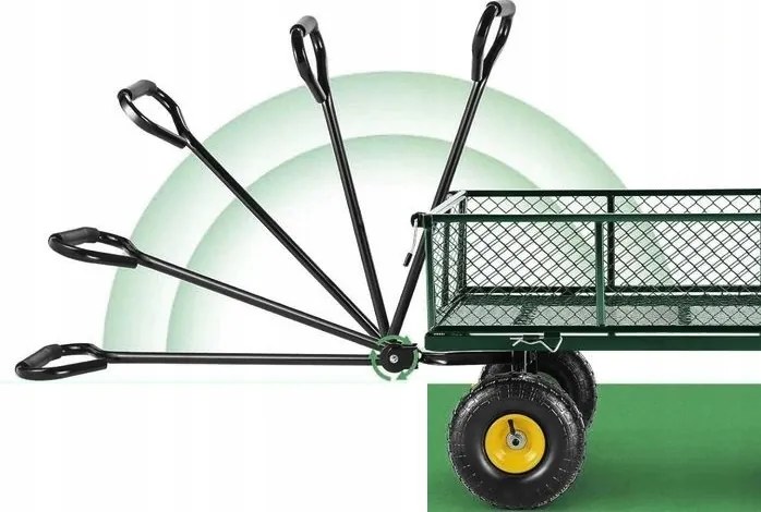 Градинска количка 3в1 с товароносимост до 200 кг