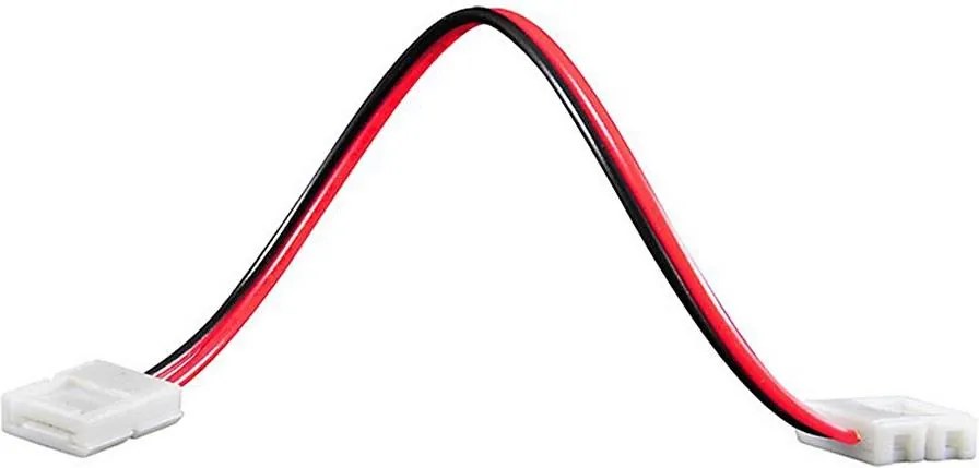 Гъвкав бифациален ъглов connector за 2-pin LED ленти 8 мм