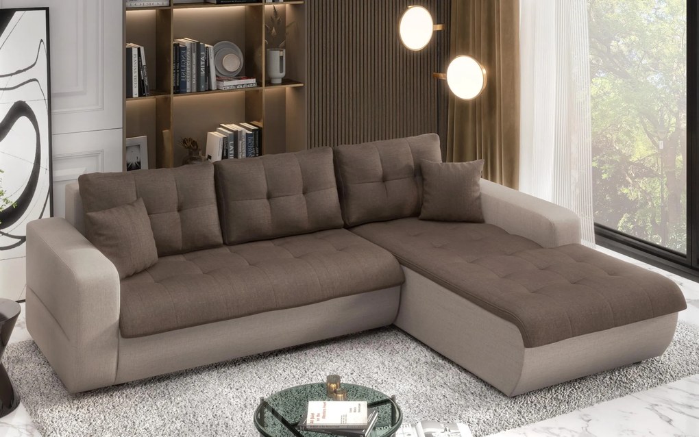 Разтегателен ъглов диван Дарвин