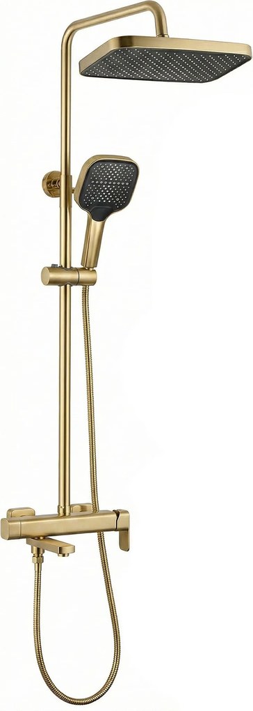 Комплект за душ Rea Arlo Brush Gold