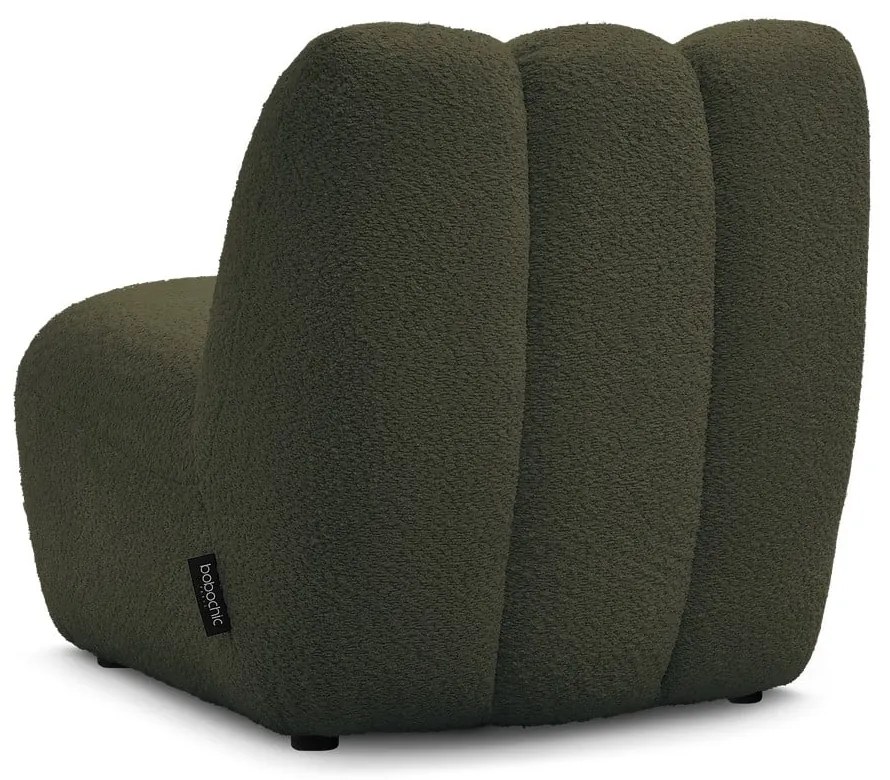 Зелено кресло от прежда с примки от букле Janissaire – Bobochic Paris