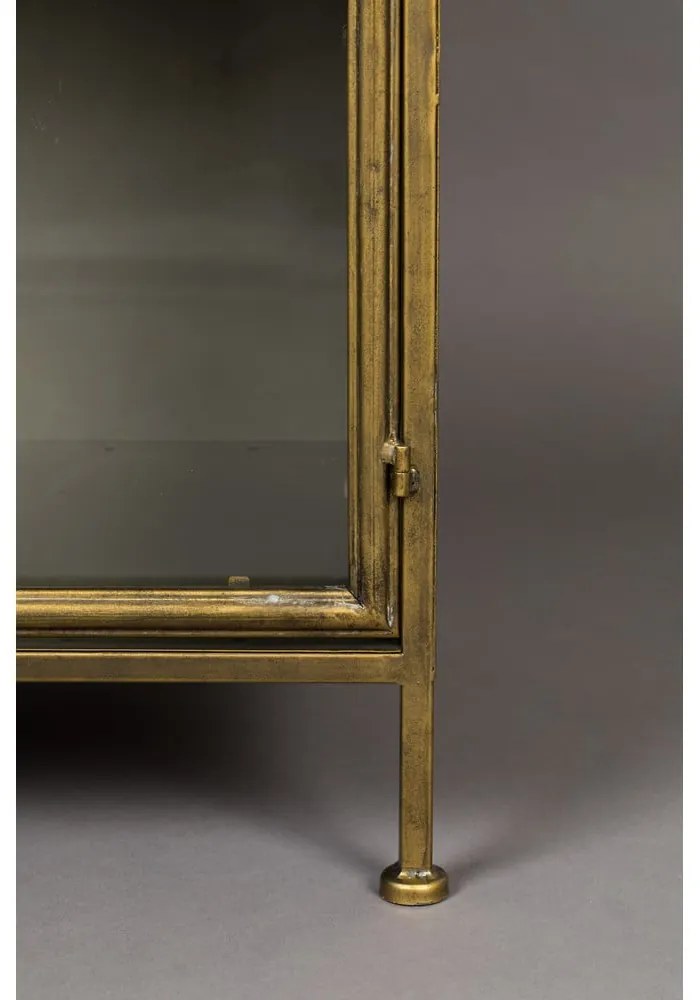 Метална витрина в златист цвят 64x184 cm Gertlush - Dutchbone
