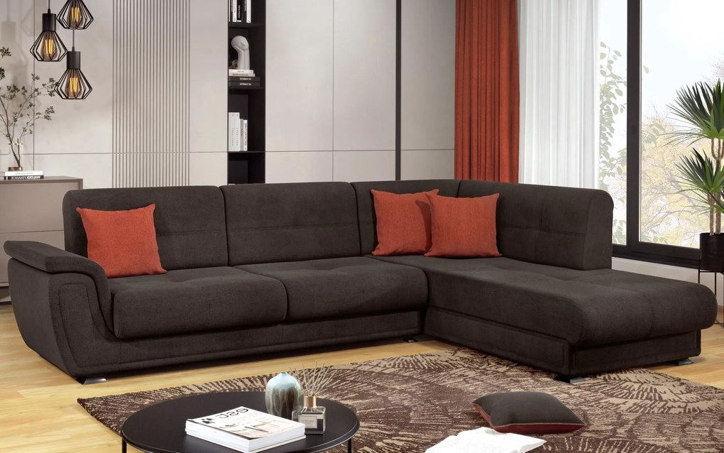 Разтегателен ъглов диван + клик-клак механизъм Принцес лукс