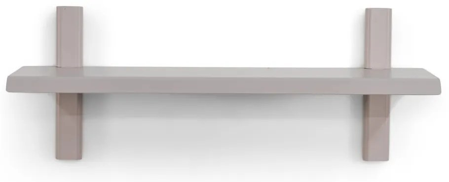 Кафяво-сив метален стенен рафт 60 cm Hola – Spinder Design