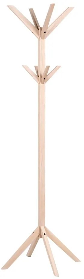 Стойка за връхни дрехи от масивен дъб естествена Confetti – Rowico