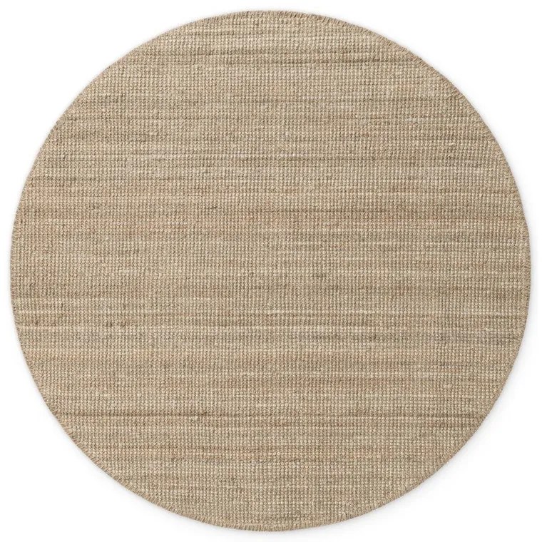 Кръгъл килим от юта в кафяво-сив цвят ø 160 cm Bouclé Jaipur – Hanse Home