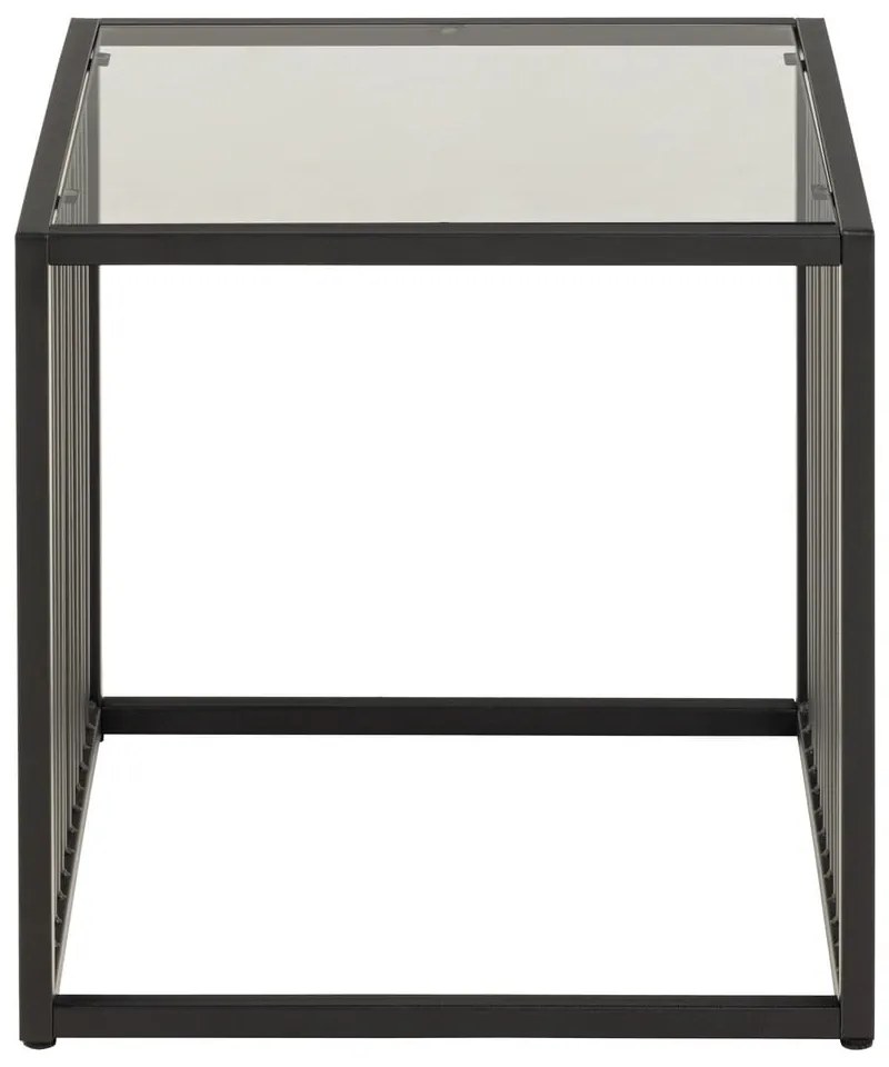 Маса за съхранение със стъклен плот 40x40 cm Strington - Actona