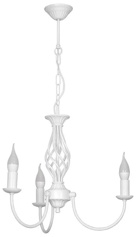 Полилей КОМО, бял, 3xE14