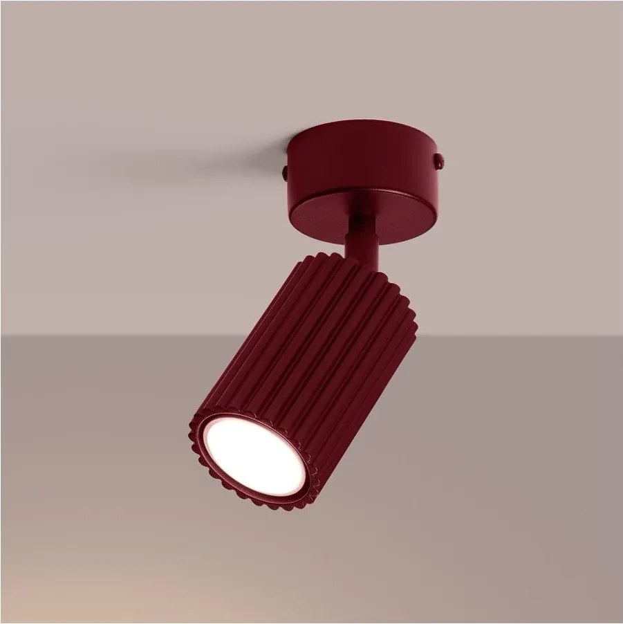 Brilagi - LED точково осветително тяло CRESTO 1xGU10/10W/230V бордо