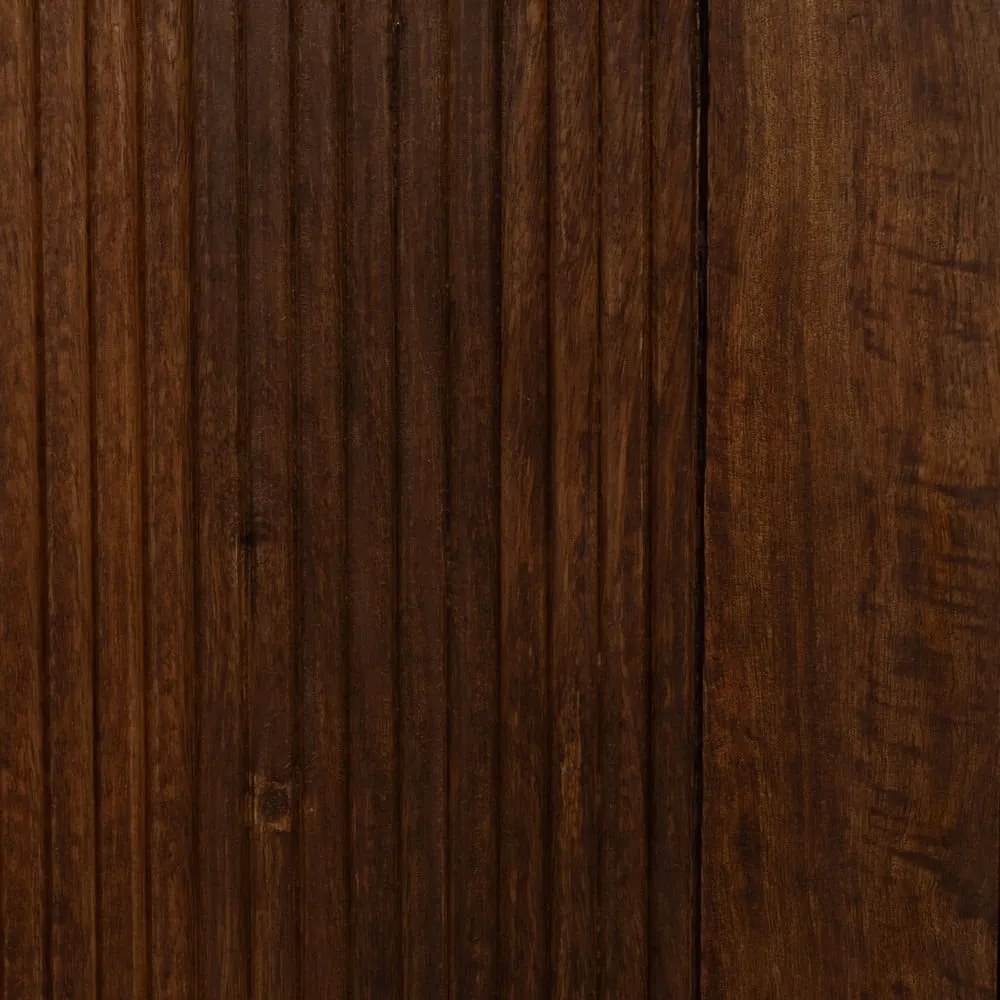 Кафява библиотека от масивно манго 60x190x30 cm Sagara – Ixia